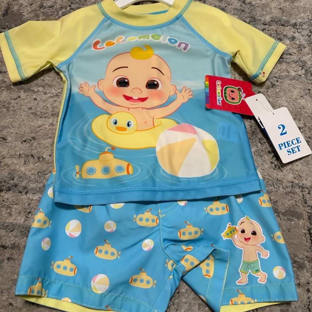 Cocomelon Swim Set size 12 months